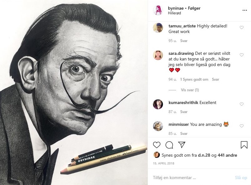 A Drawing of Dalí