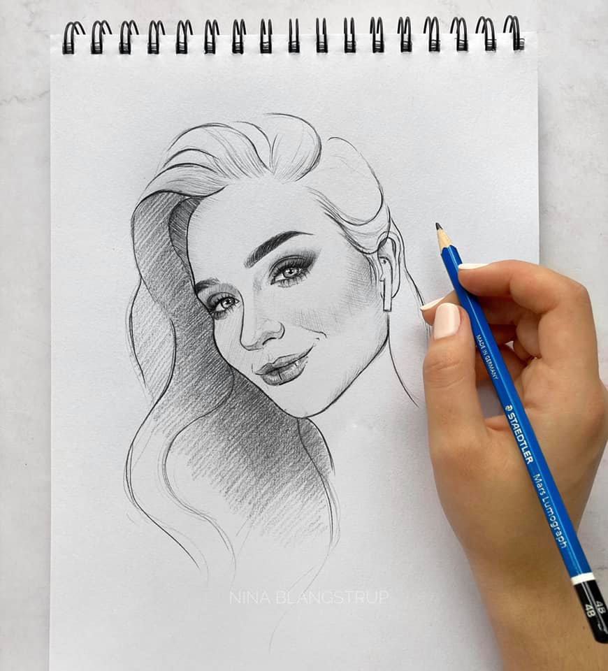 Featured image for “Using ONLY one Pencil: Do Realistic Portraits with Pressure Control and Blending Techniques”